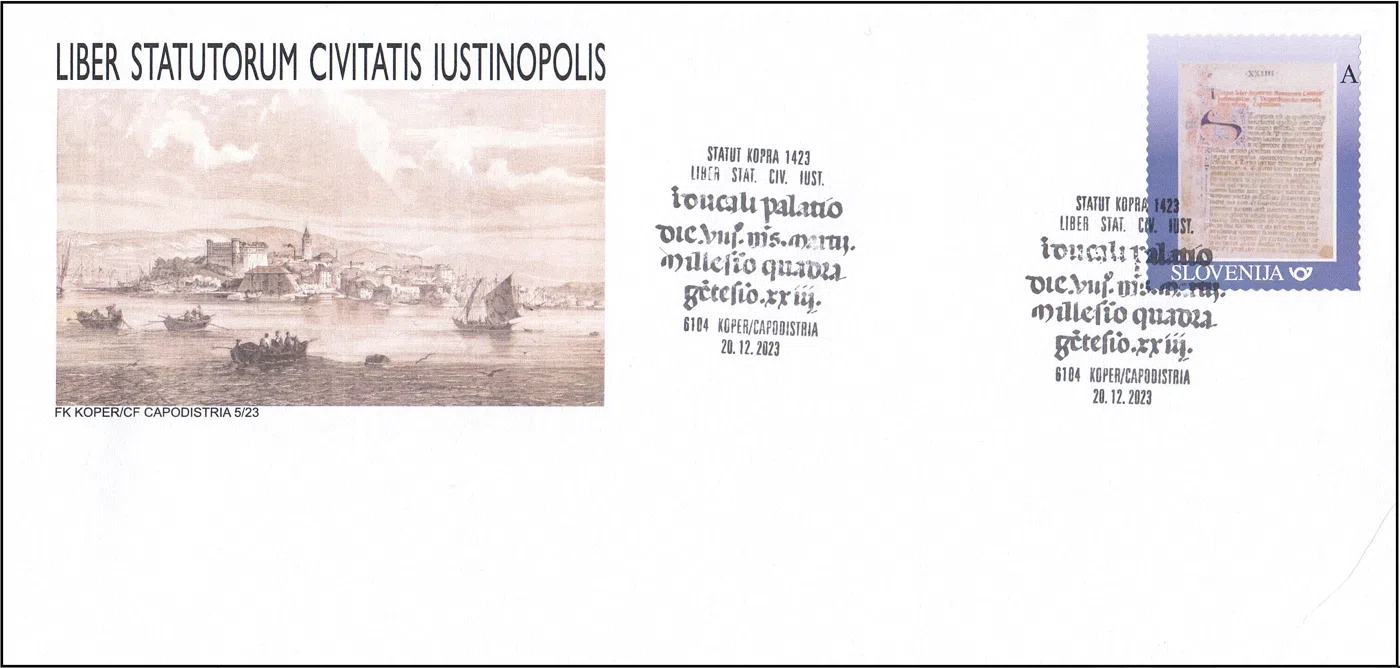 STATUT KOPRA 1423 LIBER STATUTORUM CIVITATIS IUSTINOPOLIS